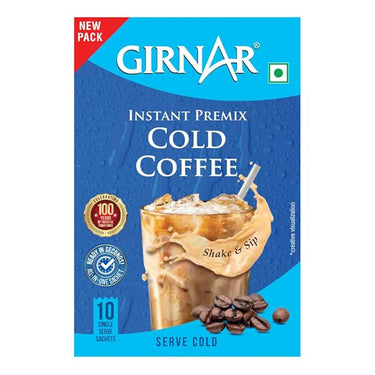 Girnar - Instant Premix Cold Coffee - 10 Sachets